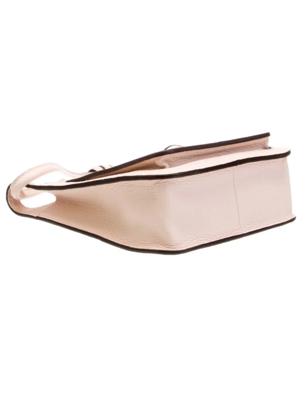 MCM Pale Pink Leather Mini Himmel Hobo Crossbody Bag